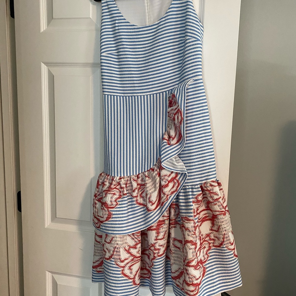 Laila Anthropologie stripped dress